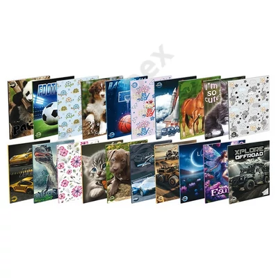 TTP0442PIIS Füzet T-Creativ A/5 16-32 II.oszt.vonalas vegyes minta