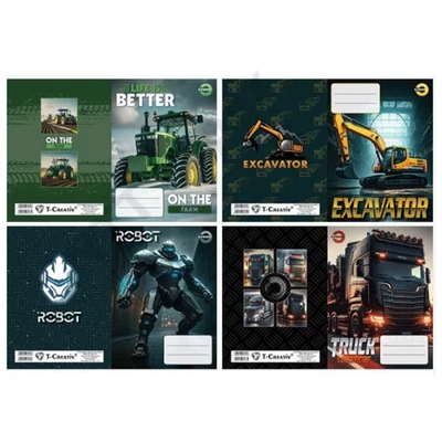 TTP7932PIIS Füzetborító betétes T-Creative Extra, A/5'25/1 Boys