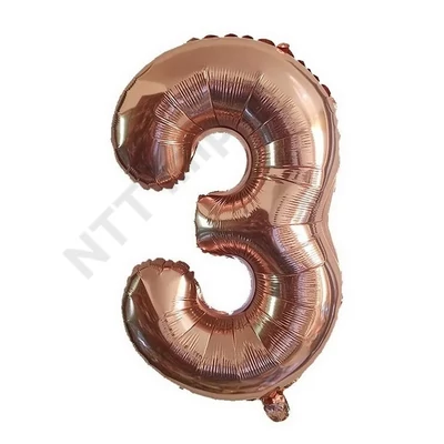 ANT9262JAPY Lufi fólia, 40cm, 3, rózsa arany