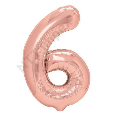 ANT9265JAPY Lufi fólia, 40cm, 6, rózsa arany
