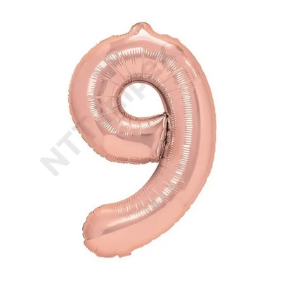 ANT9268JAPY Lufi fólia, 40cm, 9, rózsa arany