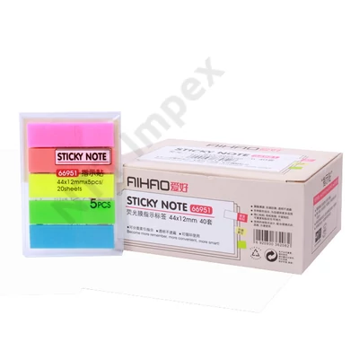 NTT3052PIEE Öntapadós jegyzet 44x12mm 40db/cs NTT3052