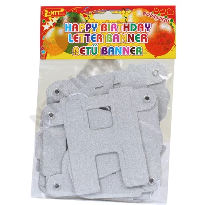 FST9810JAPY Betűs banner HB Silver 1.6M x 11cm FST9810