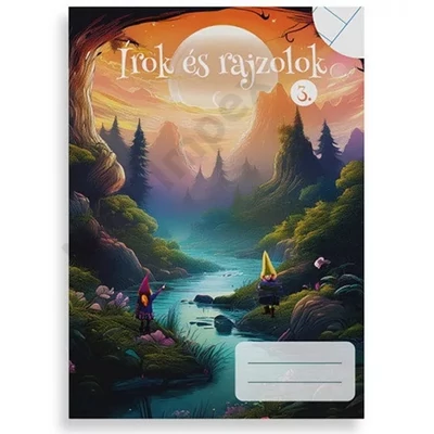PTR0759PIIS Füzet pd kisalakú Írok és rajzolok III.vonalas-sima 32 lapos 
