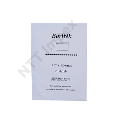 WNR6218PIEE BORÍTÉK LC/5, FEHÉR, SZILIKONOS 25db/cs