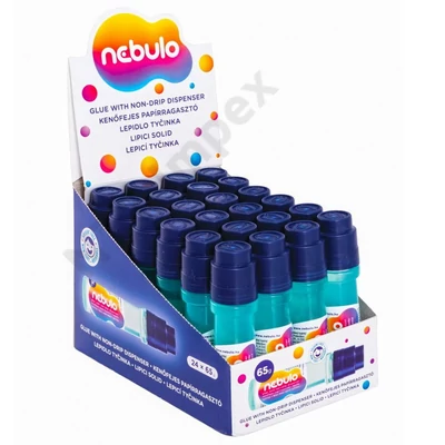 NBT8100PIID Ragasztó, kenőfejes, 65g, Nebulo, 24db/dob. 