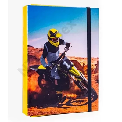 NBT8845PIIS Füzetbox, A5, motocross, Nebulo