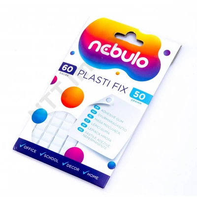 NBT3003PIIS Gyurmaragasztó, Plasti Fix, 60 kocka/50g, Nebulo