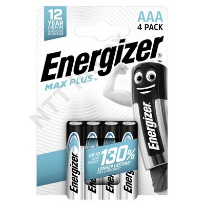 TNT3746VIEL ENERGIZER Max Plus B4 AAA mikro E92 ÚJ 4db-os