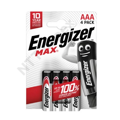 TNT3814VIEL ENERGIZER Max B4 AAA mikro E92 ÚJ 4db-os