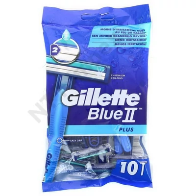 SMR6691DRBR GILLETE Blue II Plus Eldobható borotva 10db-os