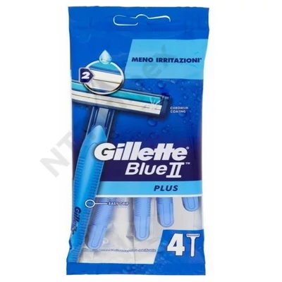 SMR6721DRBR GILLETE Blue II Plus Eldobható borotva 4db-os