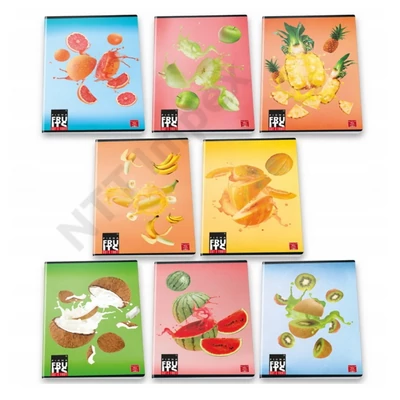 PTR9623PIIS Füzet Pigna Fruits A/5 tüzött 42 lapos kockás