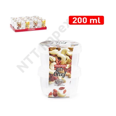 AFC6987HKMU Ételtároló szett 2db-os - 200 ml ÁTLÁTSZÓ 1175706