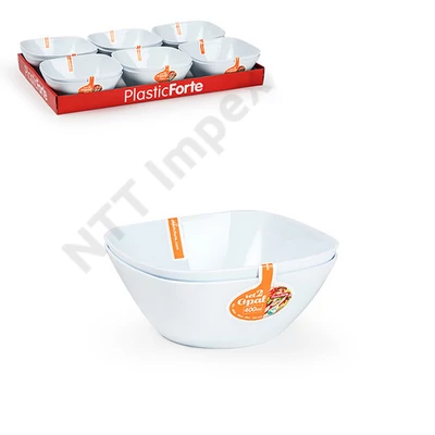 AFC6630FEKK Műa. Tál szett 2S OPAL 400 ml FEHÉR 1223601