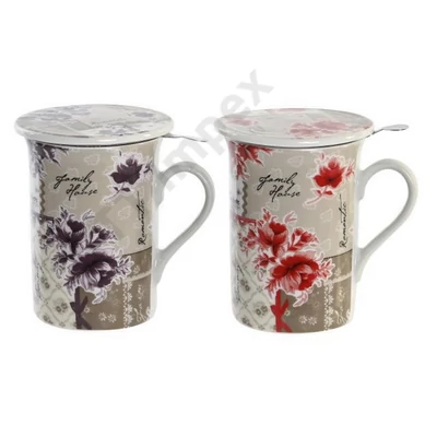 DDK2556LDLK Bögre teás klasszikus porcelan 11x8,5x11cm
