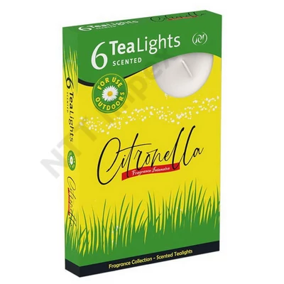 SNT0582GYIL Teamécses illatos 6db-os Citronella