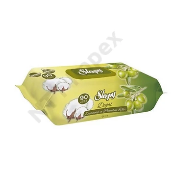 LRD6352DRHT Sleepy törlőkendő / 90 Fedeles Oliva&Pamut