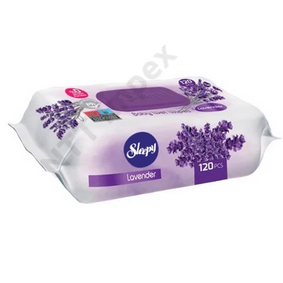 LRD0543DRHT Sleepy törlőkendő /120 Fedeles Lavender
