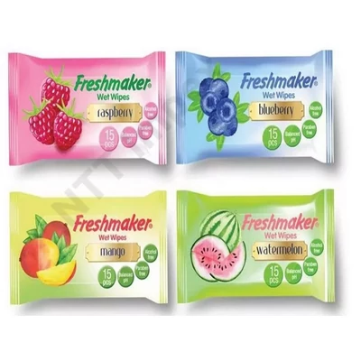 SVN7701DRHT Freshmaker Fruit nedves zsebkendő  15 lap 36cs./dob.