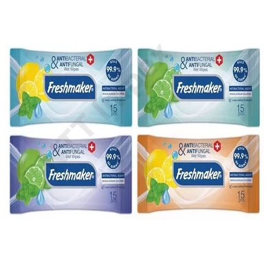 SVN7727DRHT Freshmaker Antibakteriális zsebkendő 15lap 36cs./dob.