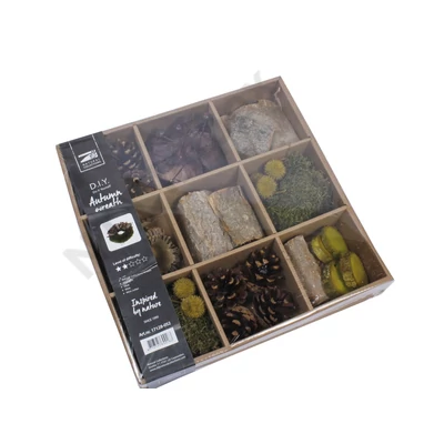 DDK0018LDLK Dekor DIY 28x28x5cm zöld/natúr 17128052