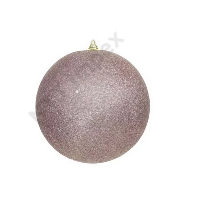 DDK8625LDLK Gömb glitteres műanyag 13,5cm rózsaszín 278625