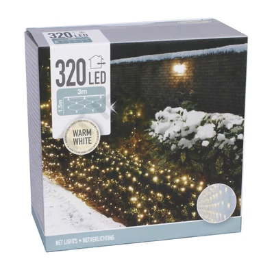 KPM5952LDLK LED FÉNYFÜZÉR HÁLÓ 320/1,5X3M M.FEH.KÜLTÉRI AX8404310