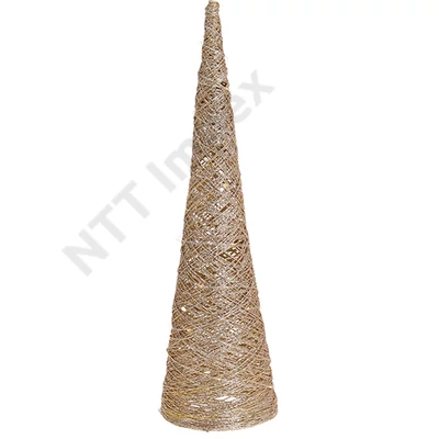 KPM3185LDLK DECORÁCIÓ VILÁGÍTÁSSAL 30/60CM GOLD GLITTER AMZ100230