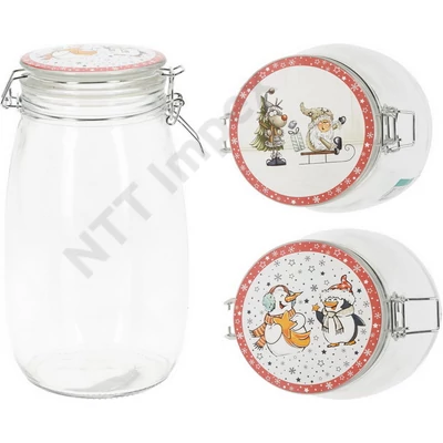 KPM3187LDLK Tároló üveg klipszes fedéllel CD1002540