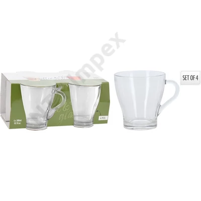KPM0877HKEE Teás/Kávés bögre szett, 300ml, 4db/szt YE6000420