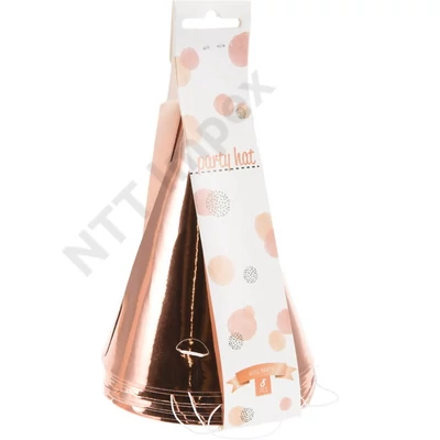 KPM7028JAPY Party kis kalap, 160x115mm, 8db/cs., rózsa 491020990