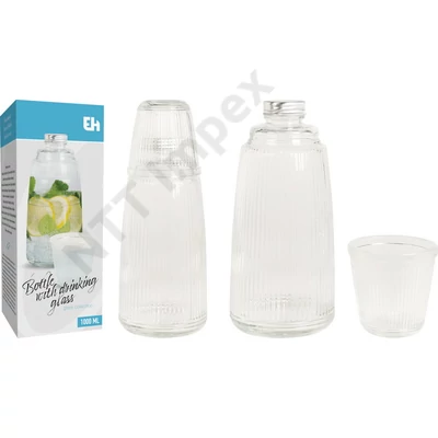 KPM0699FEEK Üveg ivópohár szett, 1000ml és 230ml, 2db/szt CD1200130