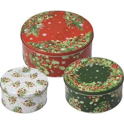 KPM5916LDLK XMAS Fém tartó doboz 3db-os 170490530