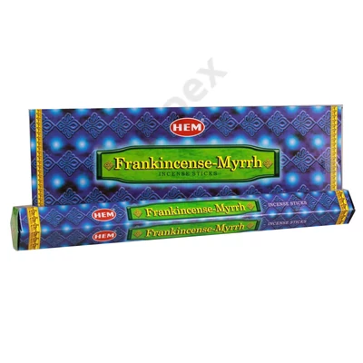 HEM1162FSHD HEM Füstölő 20db x 6 cs/dob. FRANKINCENSE- MYRRH
