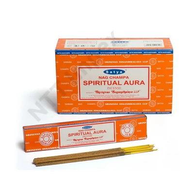 STY0260FSLD Satya Füstölő 12db/dob. Nag Champa SPRITITUAL AURA