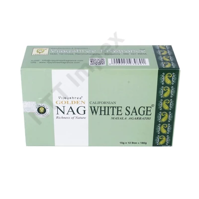 GLD3080FSLD GOLDEN Füstölő 15g x 12db/dob. NAG WHITE SAGE