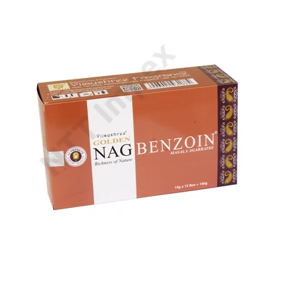 GLD3188FSLD GOLDEN  Füstölő 15g x 12db/dob. Nag Benjoine