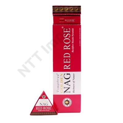 GLD3200FSEE GOLDEN BACK FLOW CONES Füstölő 12x10db/dob. Nag Red Rose