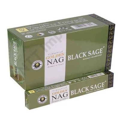 GLD3395FSLD GOLDEN  Füstölő 15g x 12db/dob. Nag Black Sage