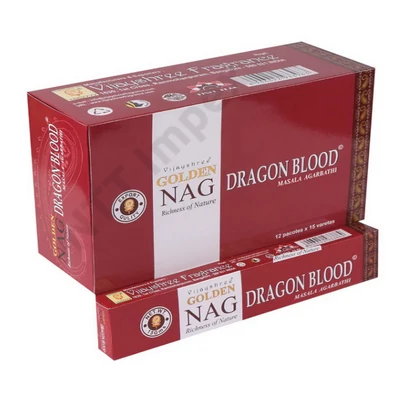 GLD3396FSLD GOLDEN  Füstölő 15g x 12db/dob. Nag Dragon Blood