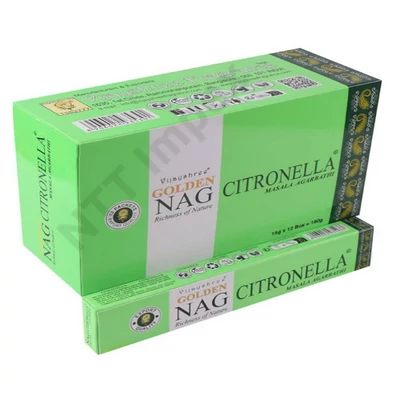 GLD3530FSLD GOLDEN  Füstölő 15g x 12db/dob. Nag Citronella 