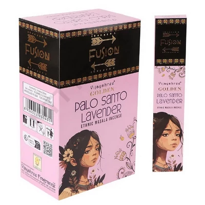 GLD3543FSLD GOLDEN Fusion Füstölő 15g x 12db/dob. PALO SANTO + LAVENDER