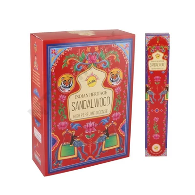 GLD2549FSLD INDIAN HERITAGE Füstölő 15g x 12db/dob. Sandalwood