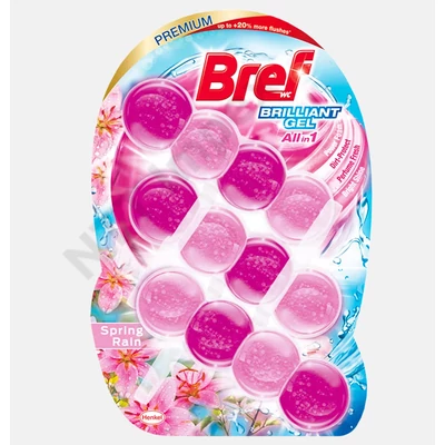 ZLD0891VTTI BREF BRILLIANT GEL 3*42GR SPRING RAIN (ROSE) (BREF L PREMIUM)